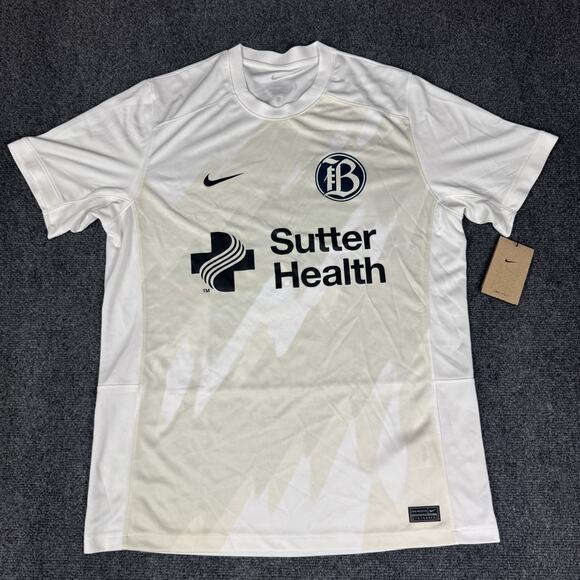 Nike Bay FC 2024 Stadium Primary Replica Jersey Mens Large Platinum Tint NWT - Picture 1 of 8